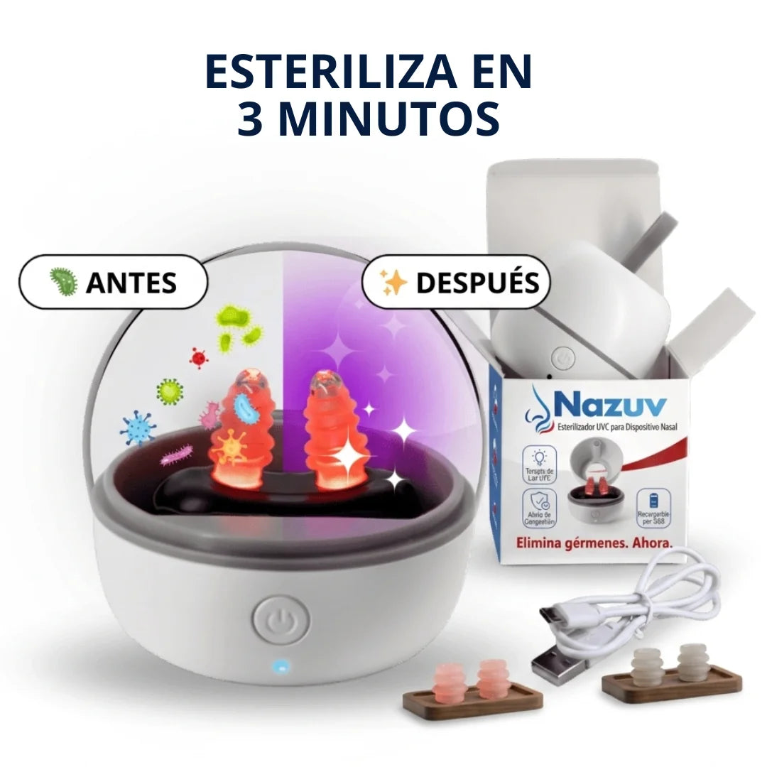 NAZUV Dispositivo de fototerapia con luz roja