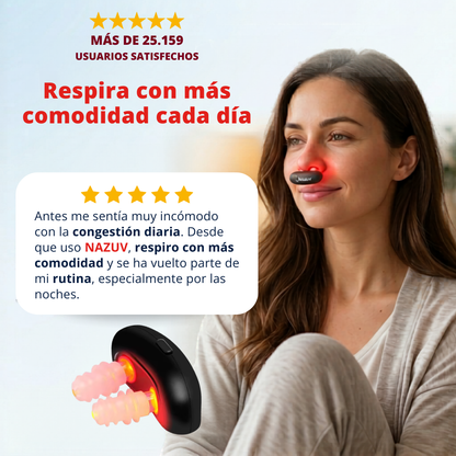 NAZUV Dispositivo de fototerapia con luz roja